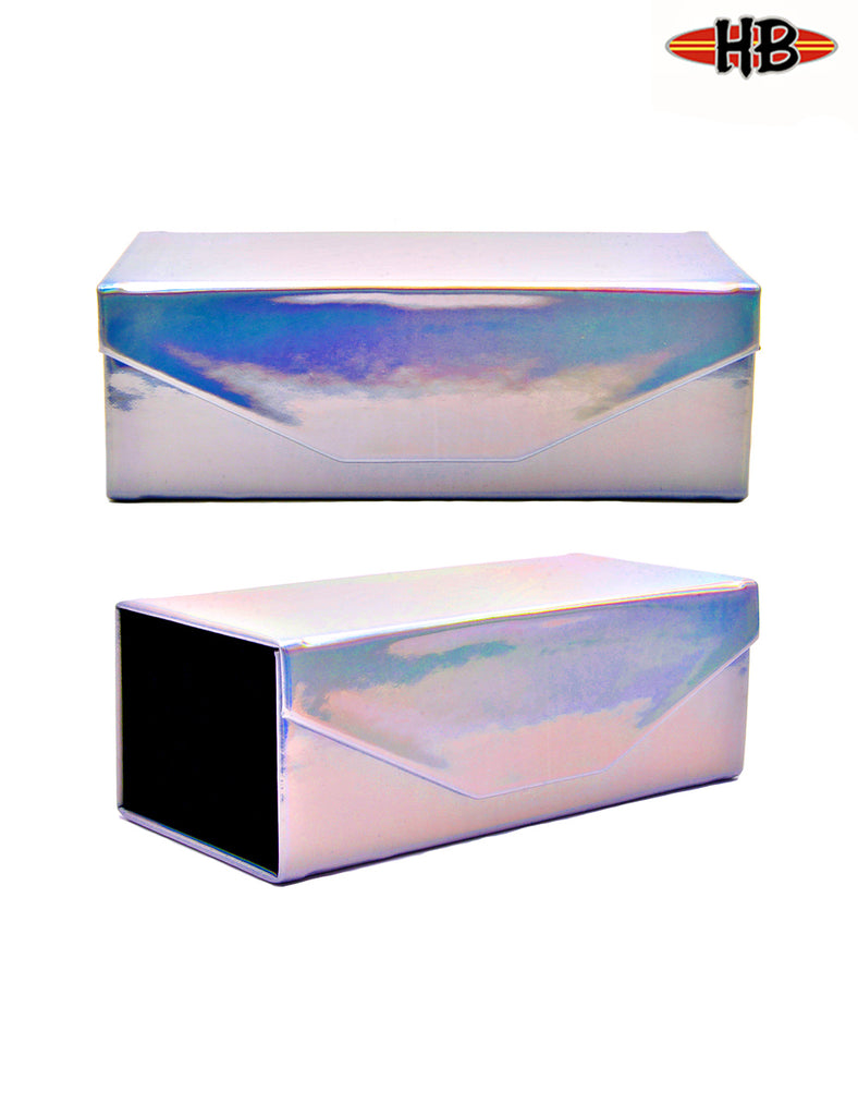 RECTANGULAR FOLDABLE IRIDESCENT PROTECTIVE HARD CASE