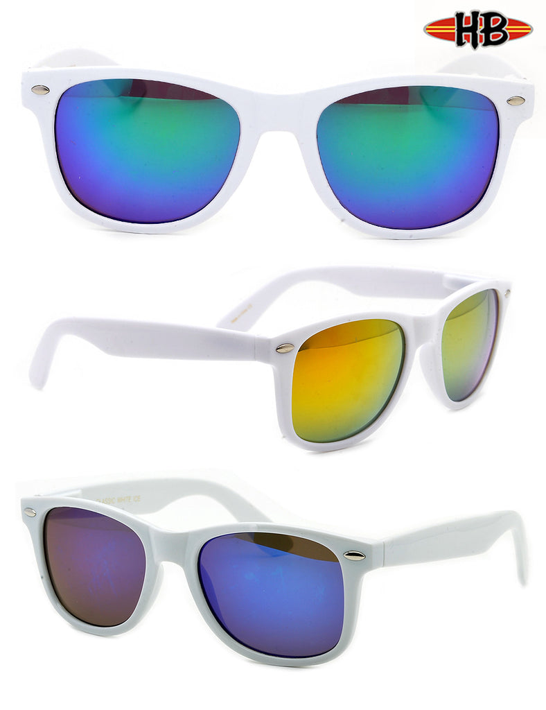 CLASSIC WHT RV - HB Sunglass Company