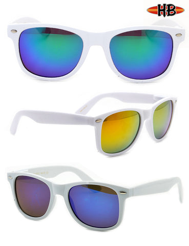 CLASSIC WHT RV - HB Sunglass Company