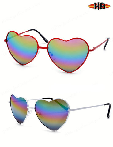 RAINBOW HEARTS - HB Sunglass Company
